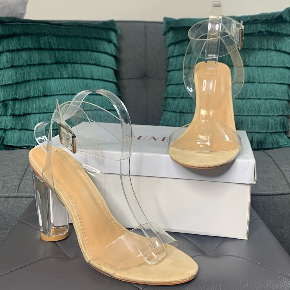 Dunes Nellie Clear Strappy Sandal